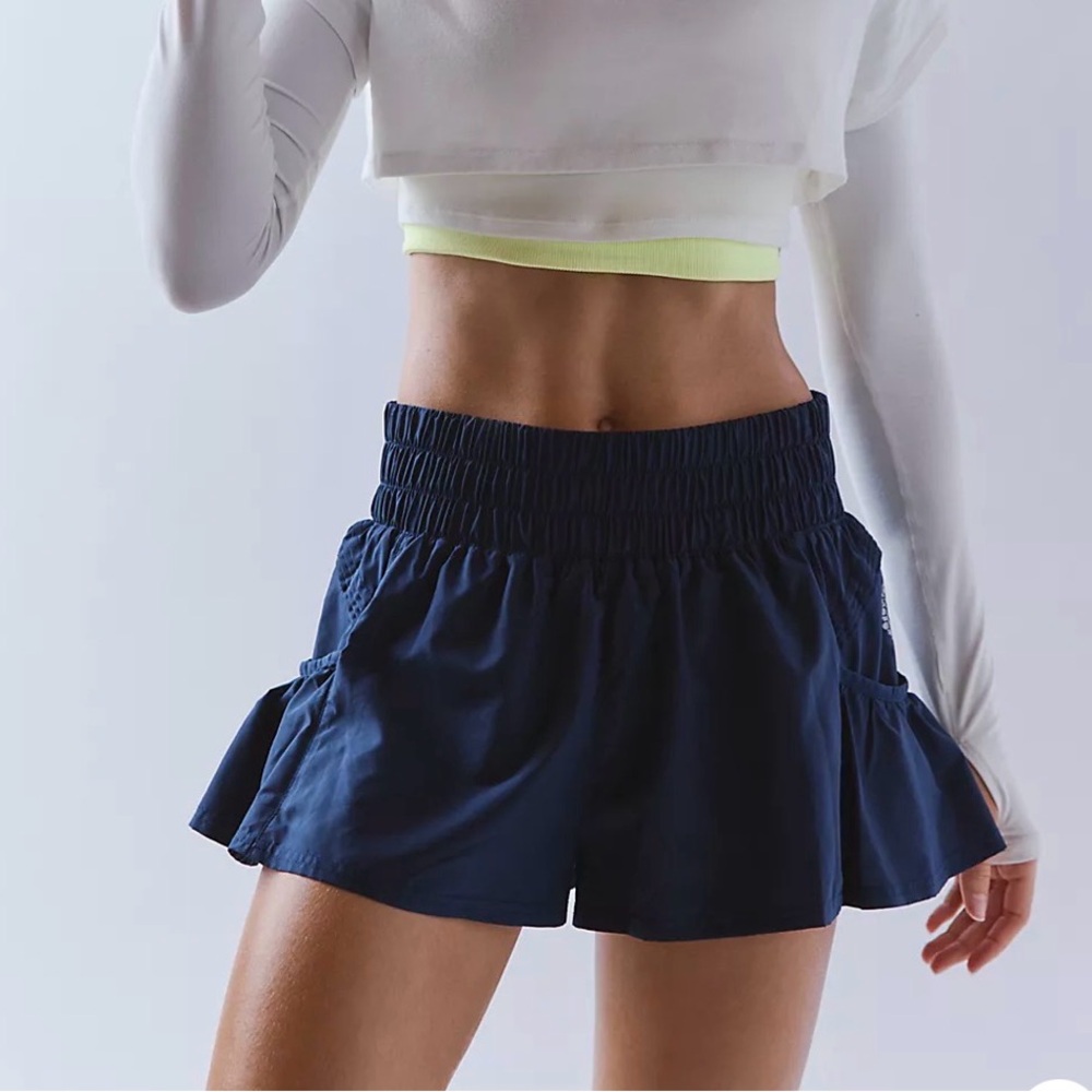 Navy Blue Free People Movement Women's Shorts